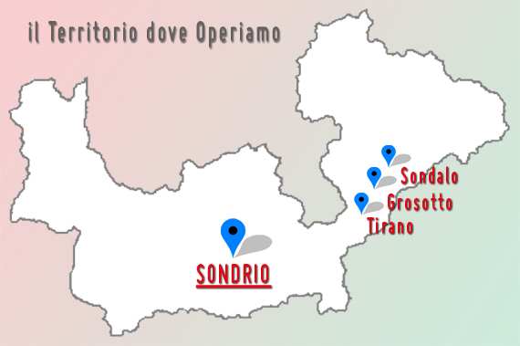 Cartina Provincia Sondrio